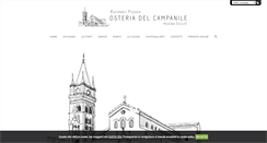 Desktop Screenshot of osteriadelcampanile.com