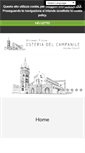 Mobile Screenshot of osteriadelcampanile.com